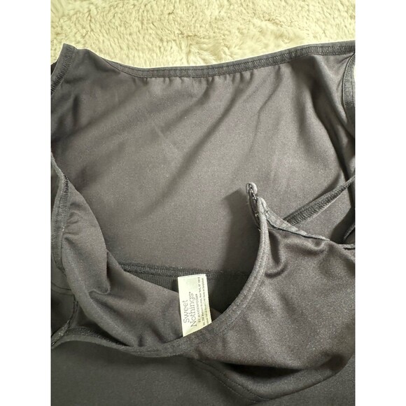Sweet nothings Tank Maidenform Black Cami Compression Size L Shapewear EUC - Picture 5 of 8